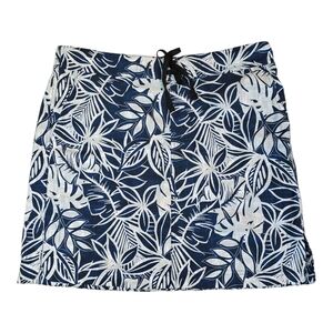 Ripskirt Hawaii Blue and White Mini Skirt